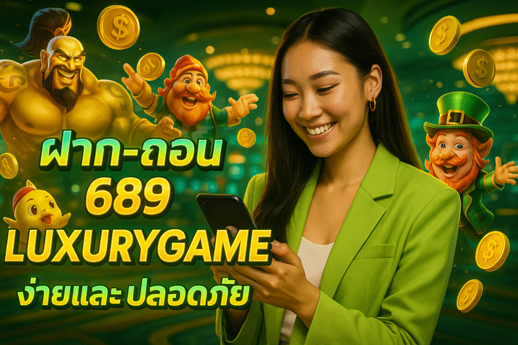 ฝาก-ถอน 689 LUXURYGAME ง่ายและปลอดภัย