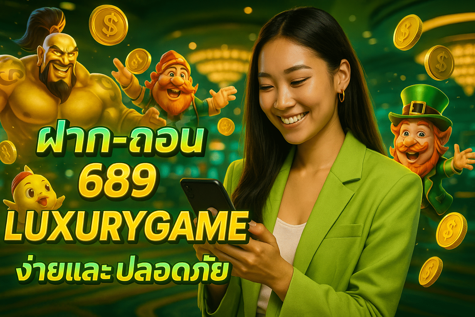 ฝาก-ถอน 689 LUXURYGAME ง่ายและปลอดภัย