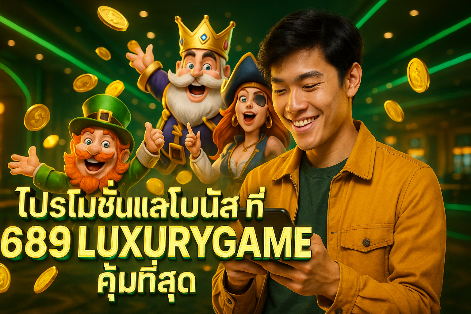 โปรโมชั่นและโบนัสที่ 689 LUXURYGAME คุ้มที่สุด