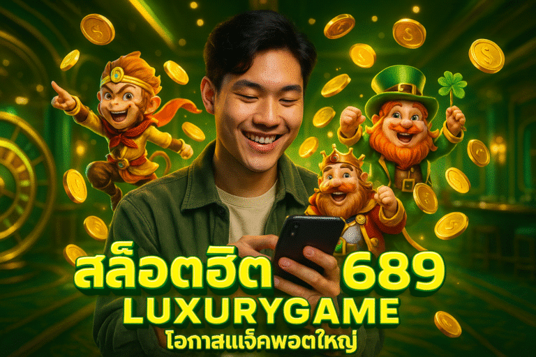 สล็อตฮิต 689 LUXURYGAME โอกาสแจ็คพอตใหญ่