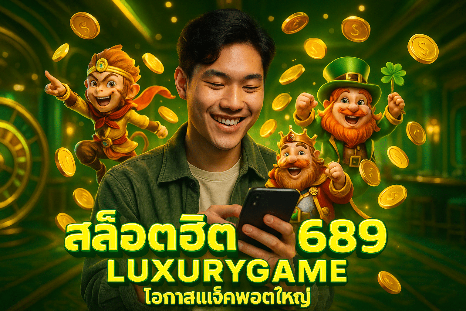 สล็อตฮิต 689 LUXURYGAME โอกาสแจ็คพอตใหญ่