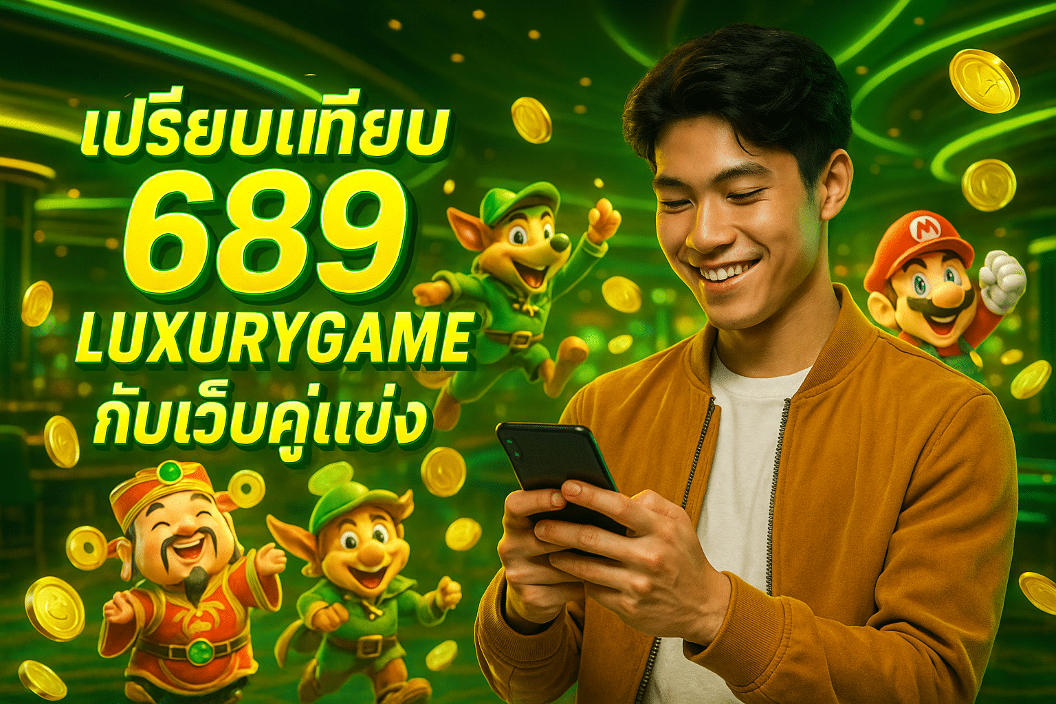เปรียบเทียบ 689 LUXURYGAME กับเว็บคู่แข่ง